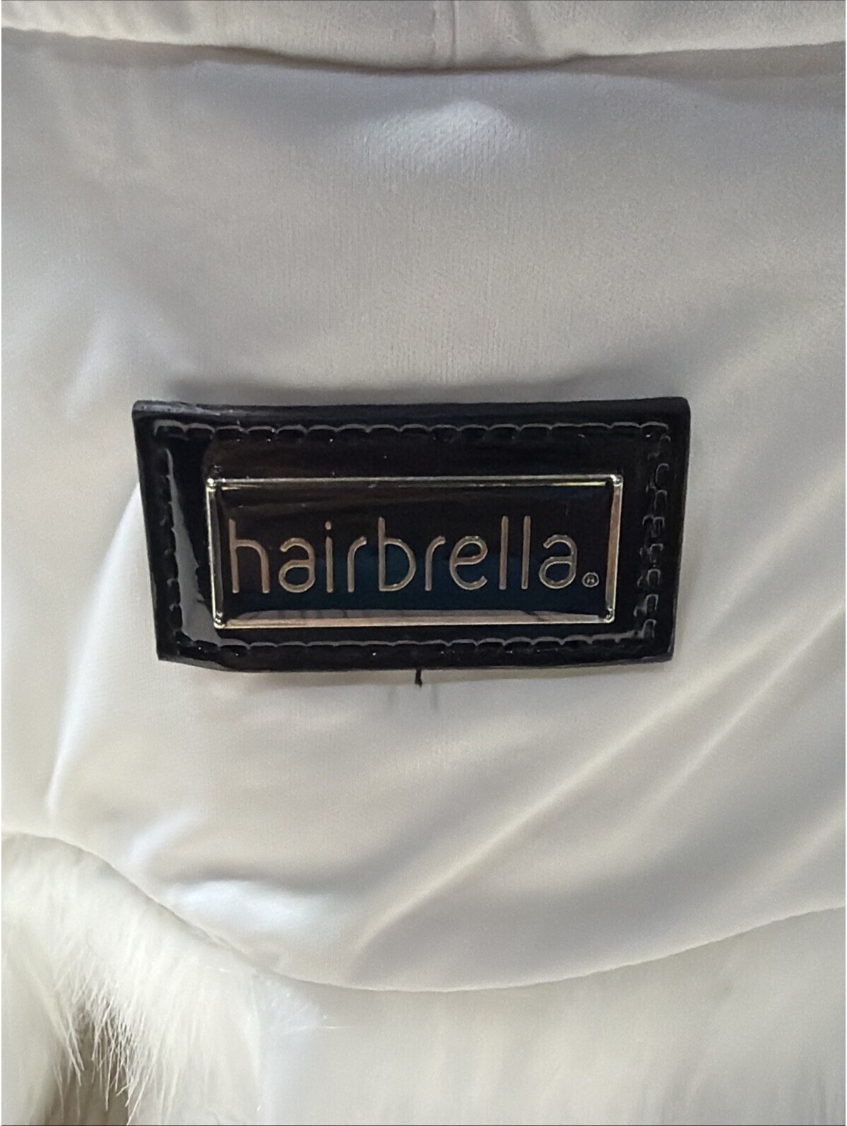 Hairbrella White Trapper Cap Faux Fur — image 4 of 7